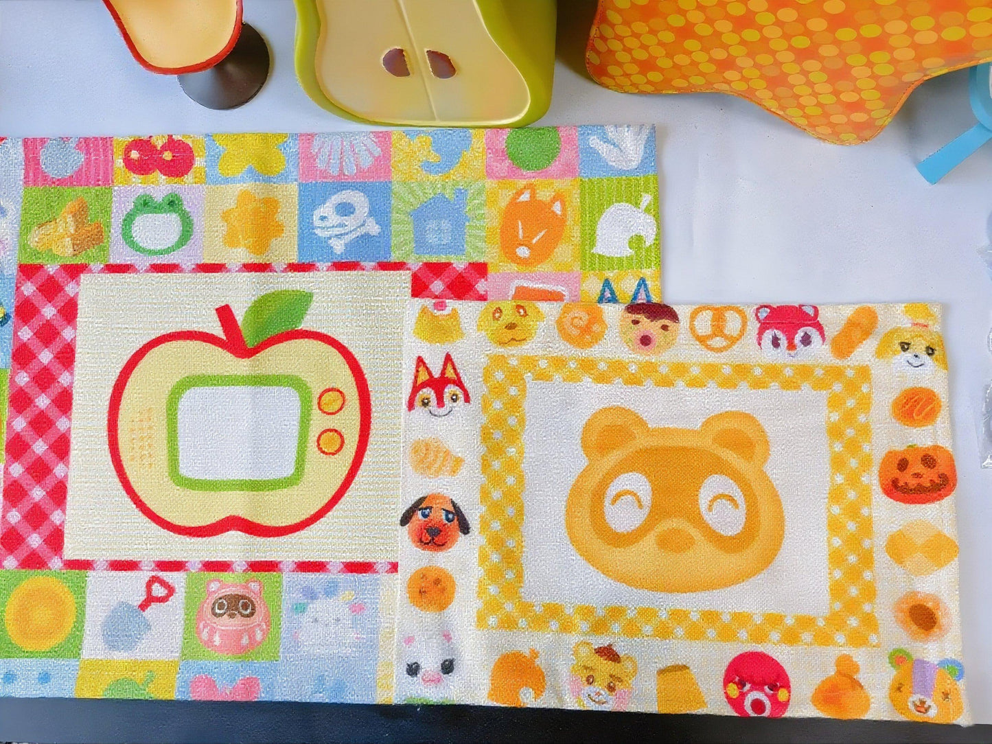 Animal Crossing: New Horizons Cotton-Linen Tablecloth & Placemat Set - 40x30cm Island-Themed Dining Decor