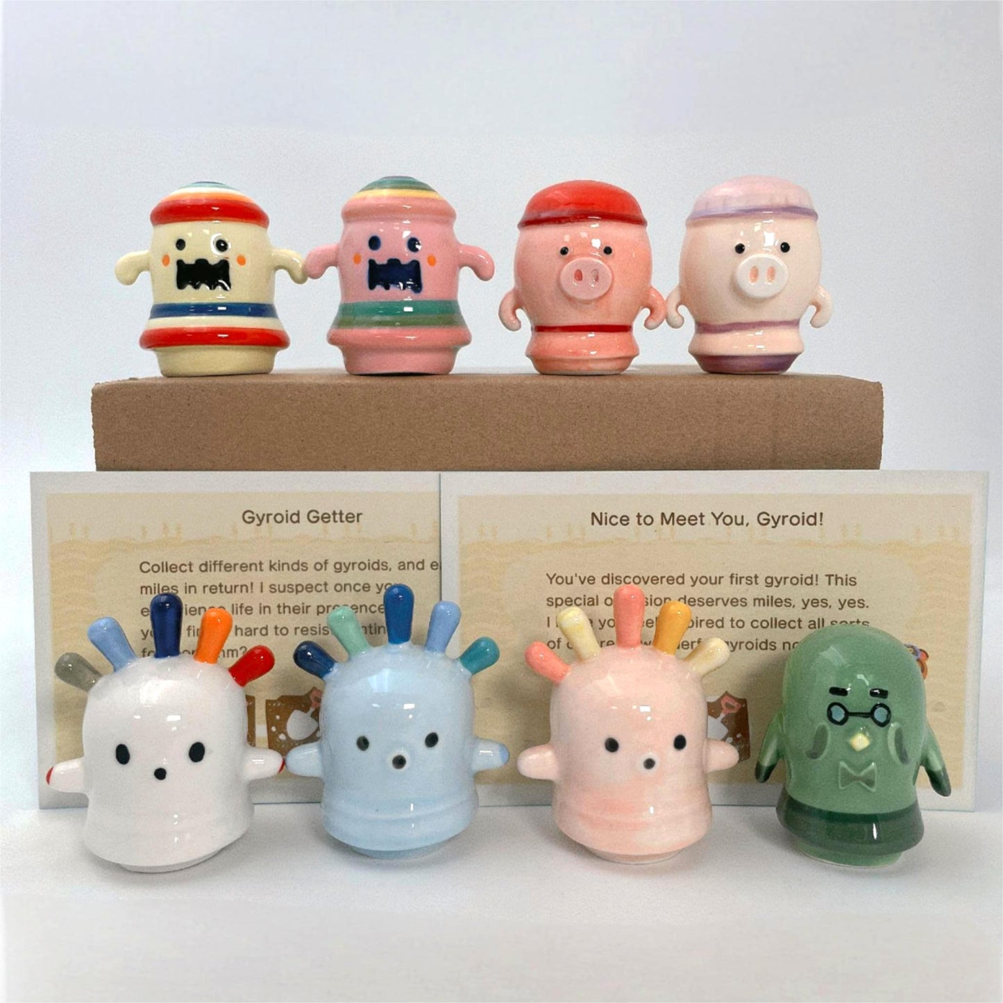 Animal Crossing mini Brewstoid,Squeakoid, Clatteroid, Oinkoid ,ACNH,Gyroid,The Roost,Ceramic Handicrafts