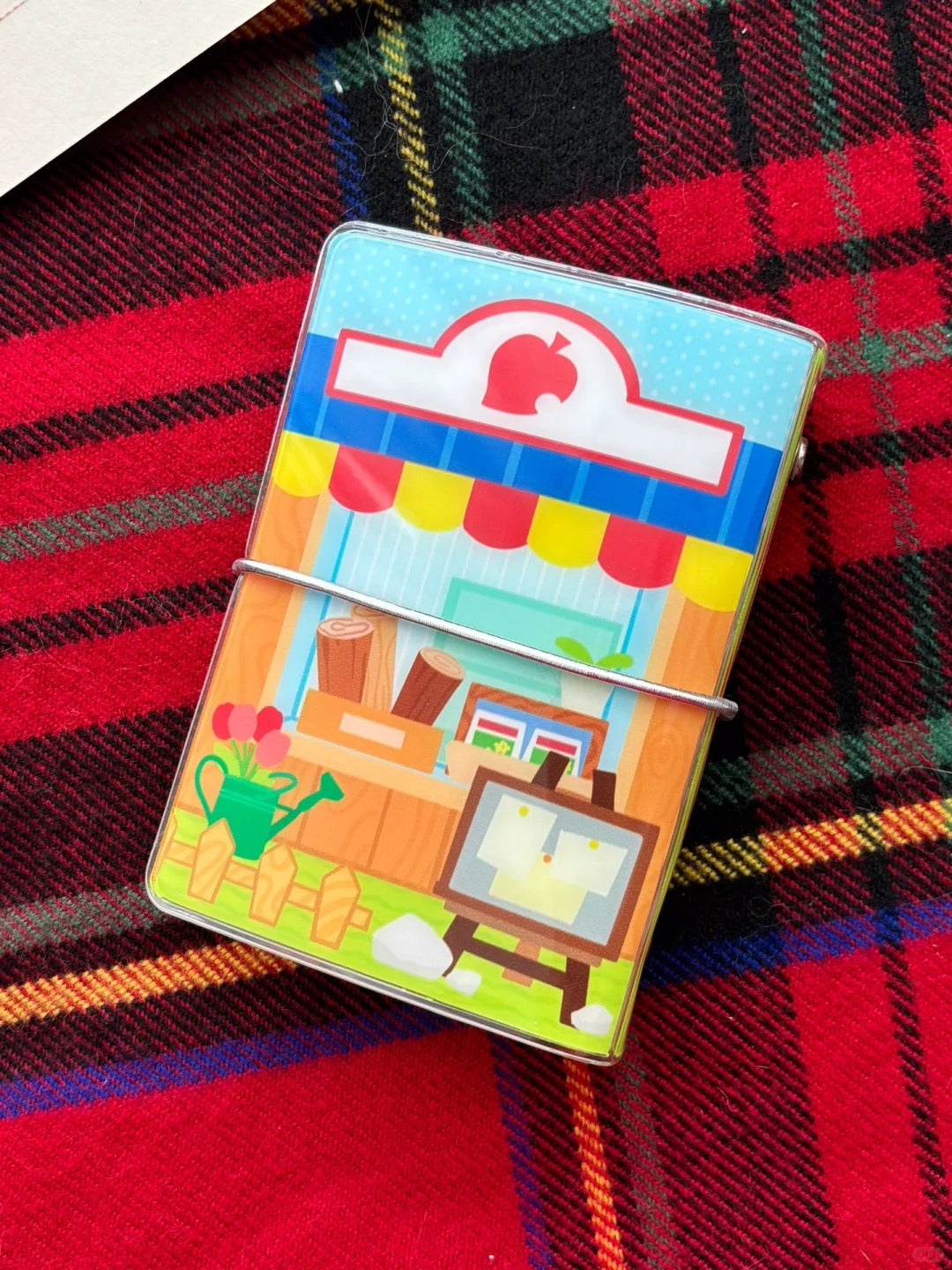 Animal Crossing Timmy & Tommy Customizable Planner/Binder - Soft Plastic Binder with DIY Punchable Pages