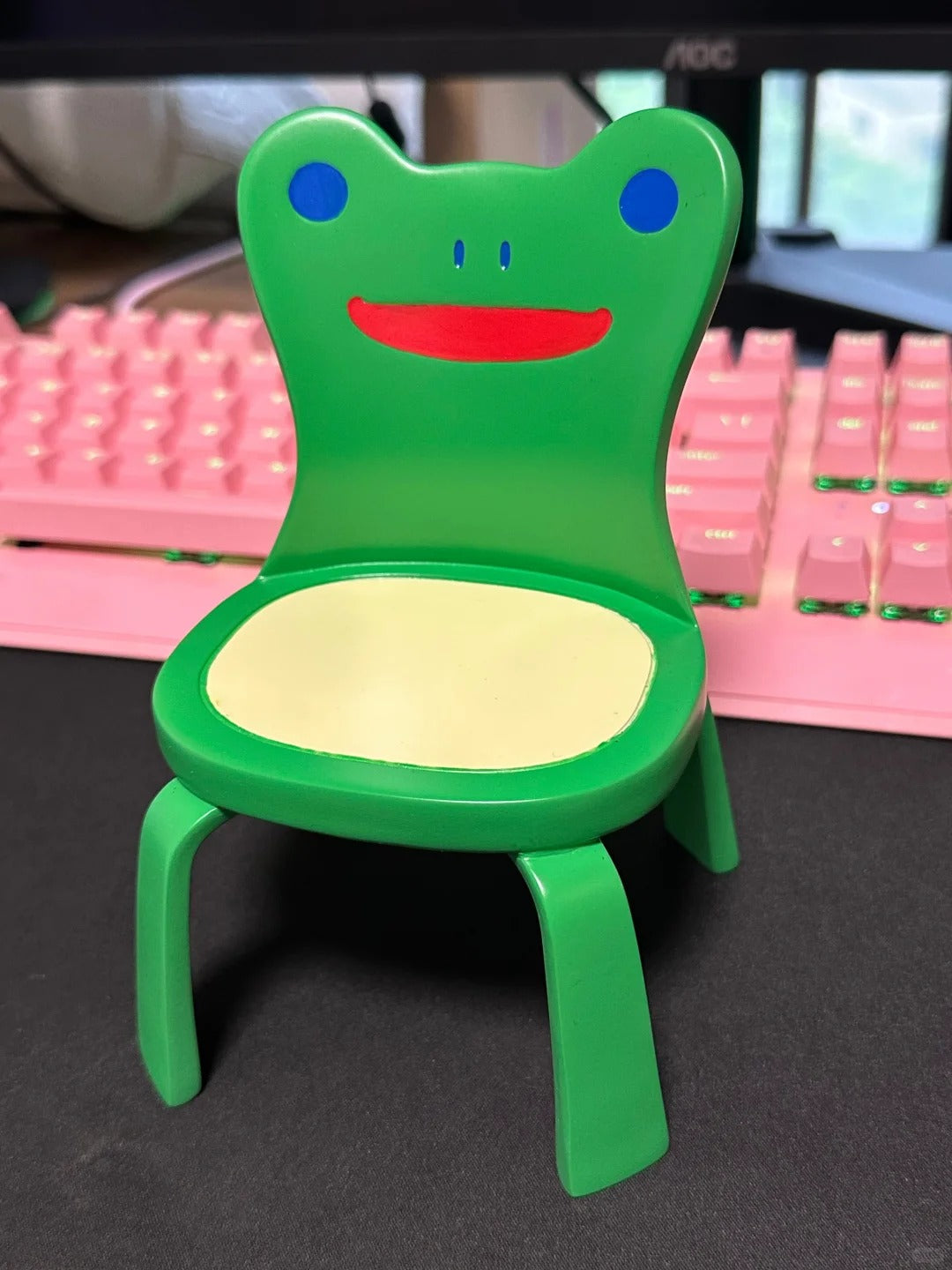 Animal Crossing Froggy Chair Mobile phone holder,desktop decoration