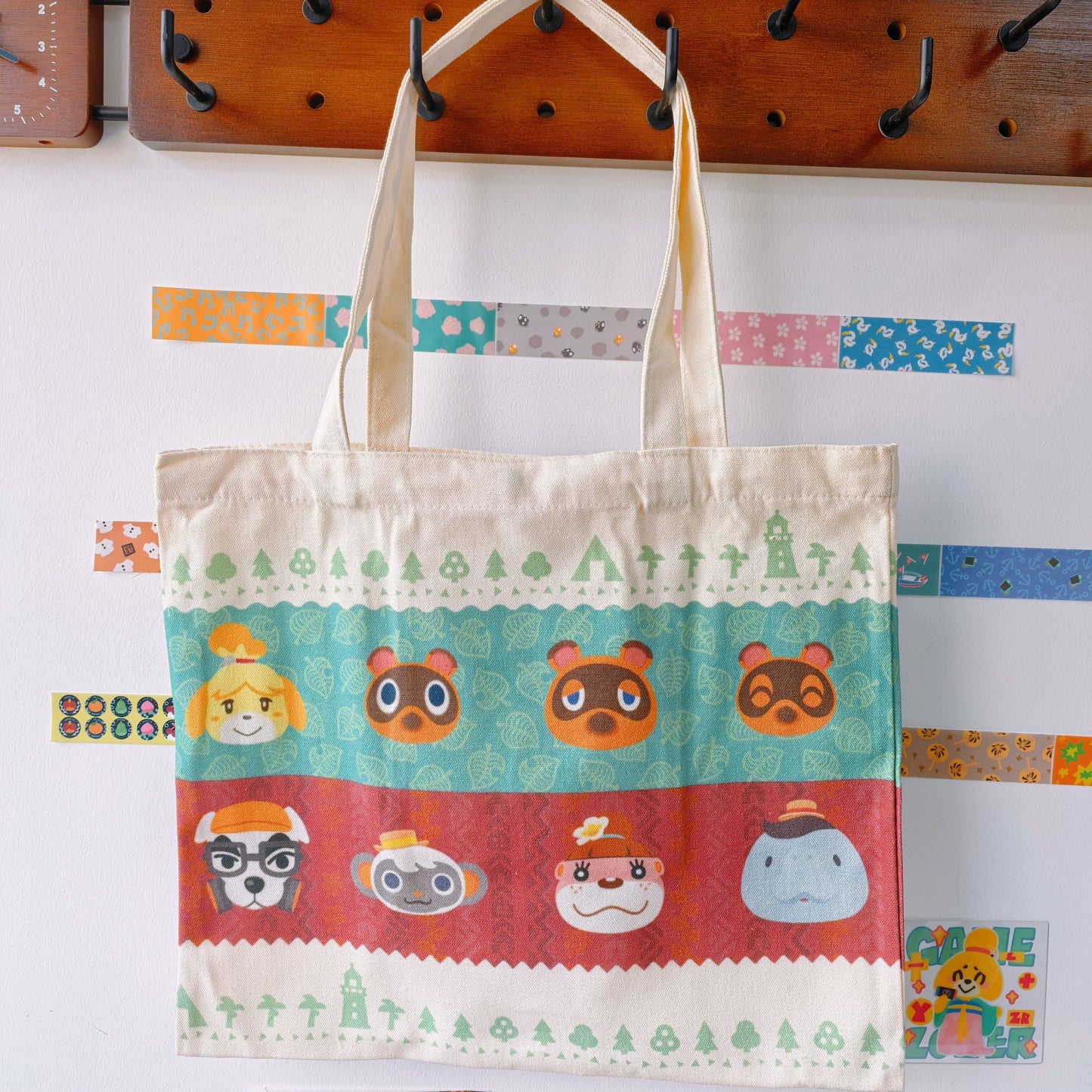 Limited Run Animal Crossing Fan Totes: Choose Dodo Airline Adventure or Tom Nook & Isabelle– Duty Canvas Crossbody Bag
