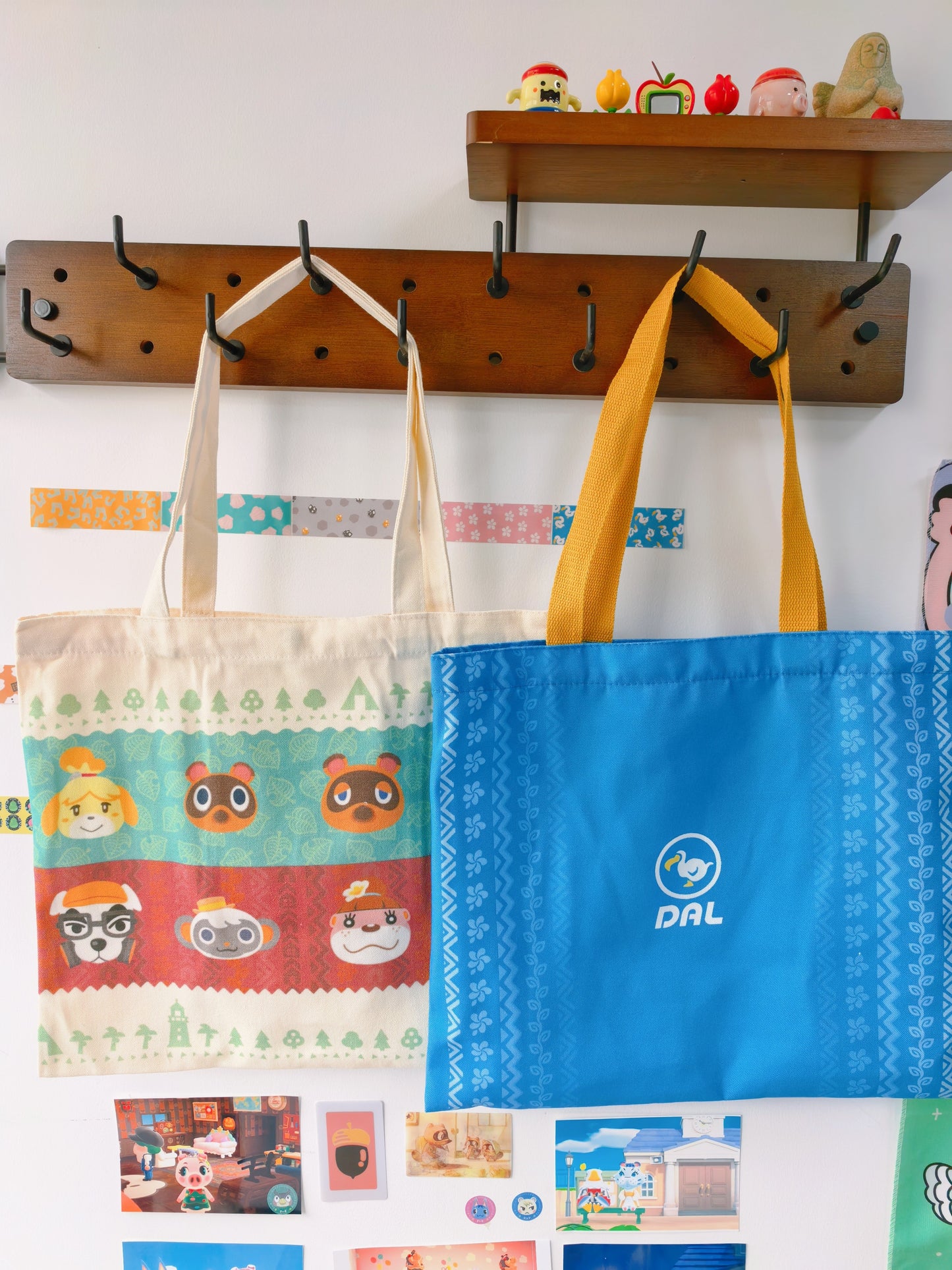 Limited Run Animal Crossing Fan Totes: Choose Dodo Airline Adventure or Tom Nook & Isabelle– Duty Canvas Crossbody Bag
