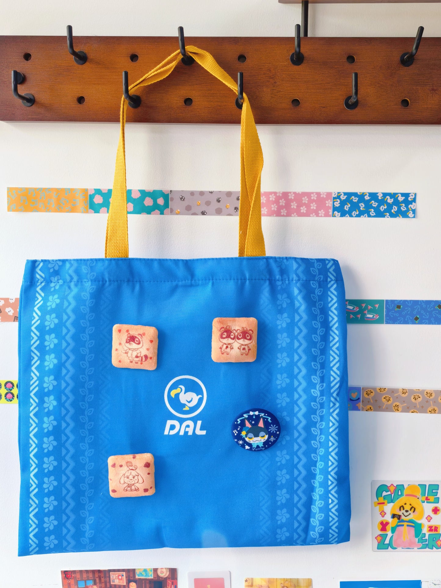 Limited Run Animal Crossing Fan Totes: Choose Dodo Airline Adventure or Tom Nook & Isabelle– Duty Canvas Crossbody Bag
