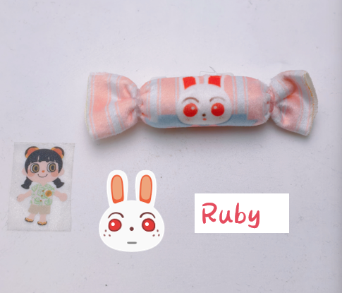 Animal Crossing Candy Brooch Set: Sasha, Ruby, Lolly, Goldie Collectible Pins