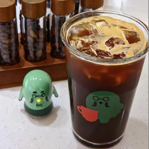 Brewster's Roost Café-Style Glass Mug – ACNH The Roost Inspired Merchandise for Coffee Lovers