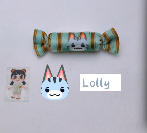 Animal Crossing Candy Brooch Set: Sasha, Ruby, Lolly, Goldie Collectible Pins