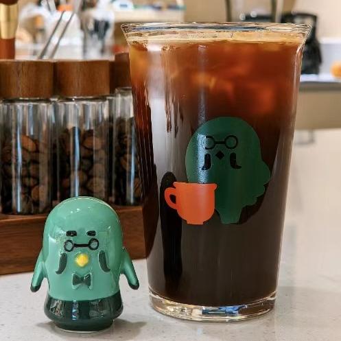 Brewster's Roost Café-Style Glass Mug – ACNH The Roost Inspired Merchandise for Coffee Lovers