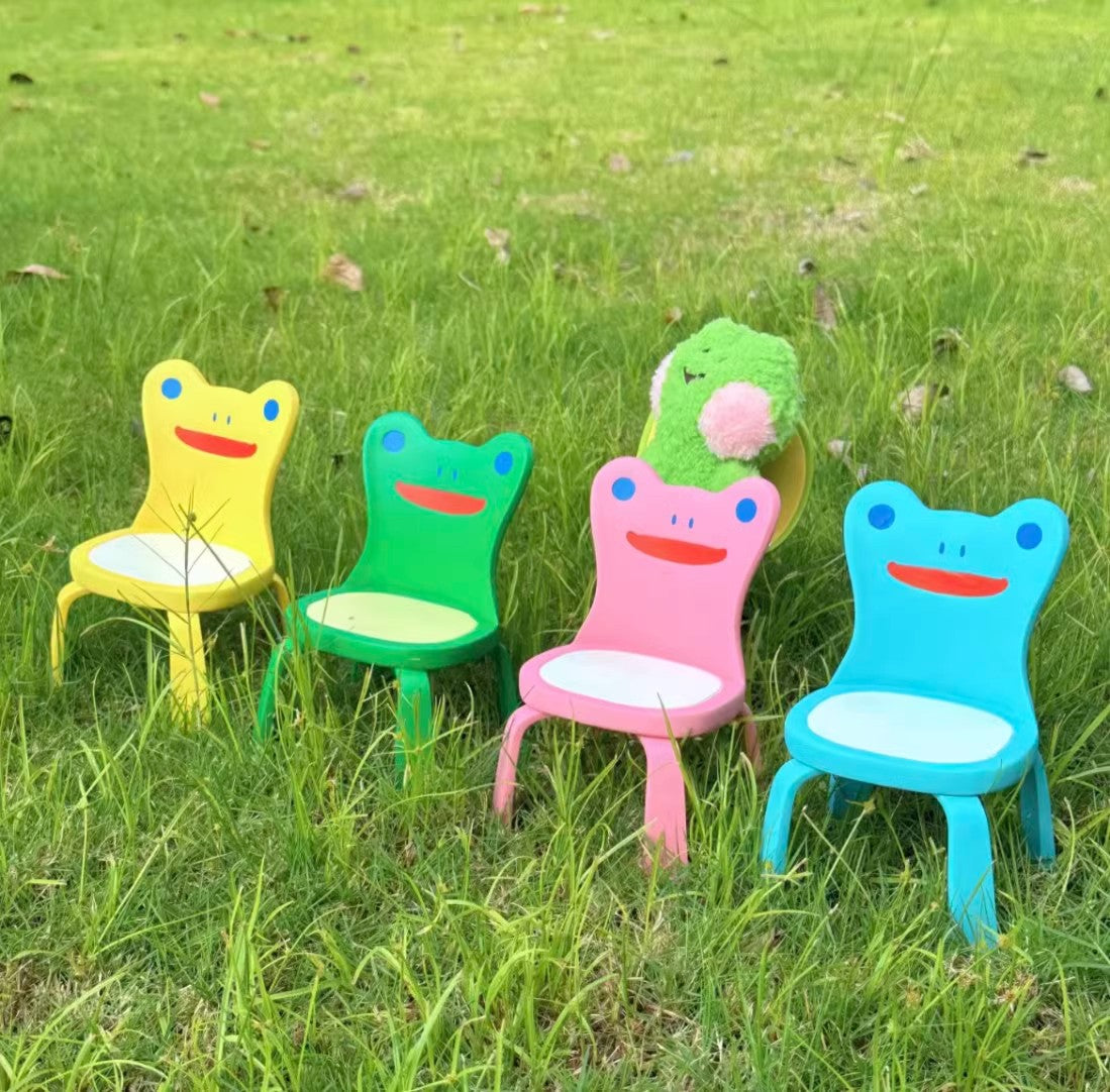 Animal Crossing Inspired Froggy Chair Table decorations