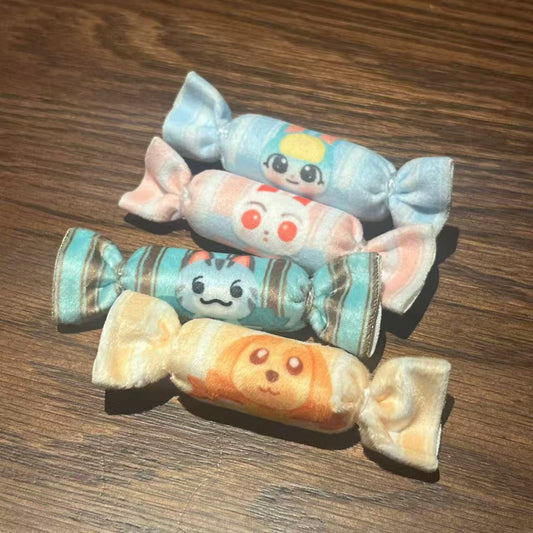 Animal Crossing Candy Brooch Set: Sasha, Ruby, Lolly, Goldie Collectible Pins