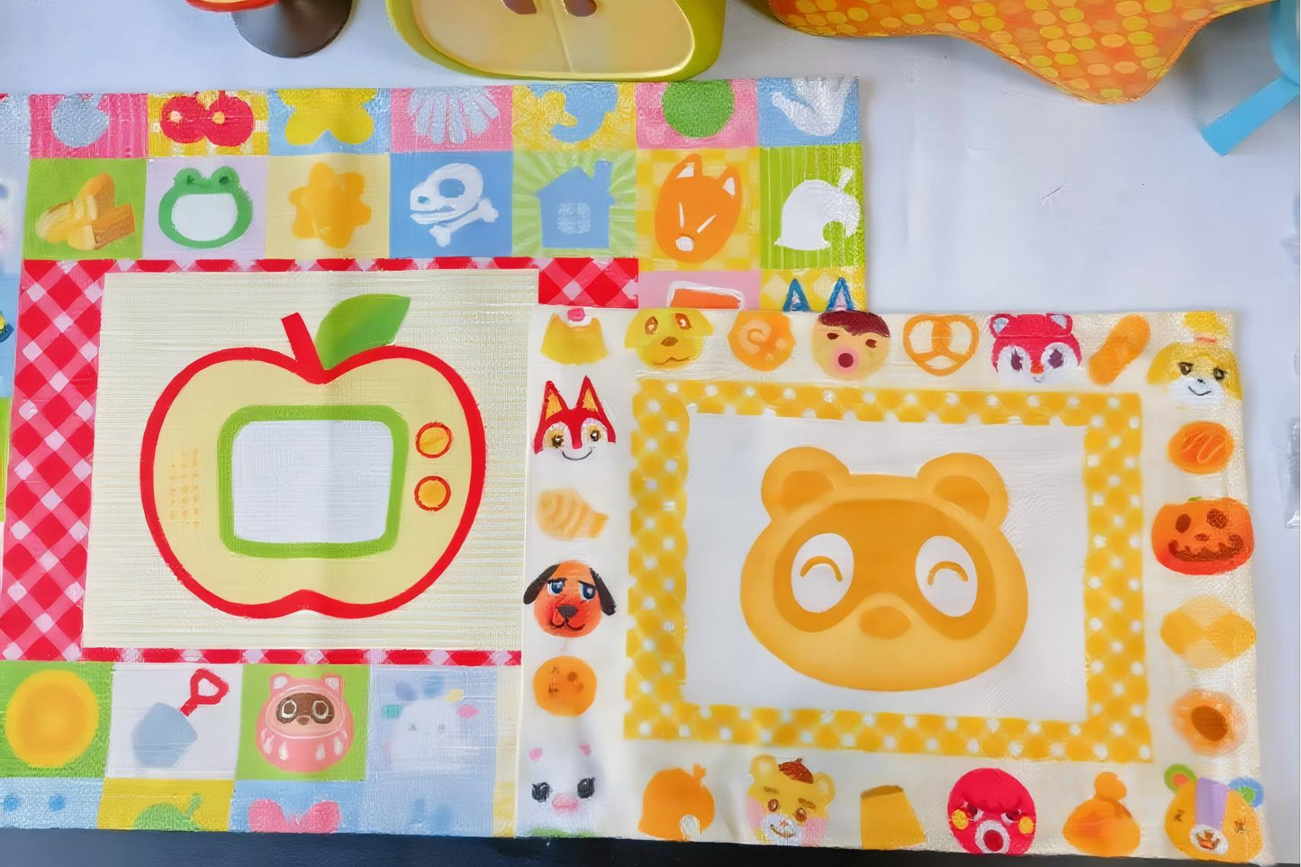 Animal Crossing: New Horizons Cotton-Linen Tablecloth & Placemat Set - 40x60cm Island-Themed Dining Decor