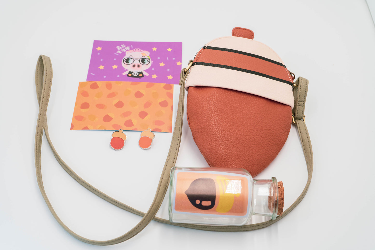 Acorn Pochette Bag Shoulder Bag Animal Crossing New Horizons ACNH Nintendo Switch Gift