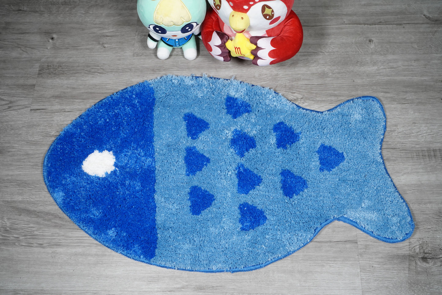 Custom Tufted Fish Rug Animal Crossing New Horizons , ACNH Gift , Handmade Bedroom Rug Nintendo Switch