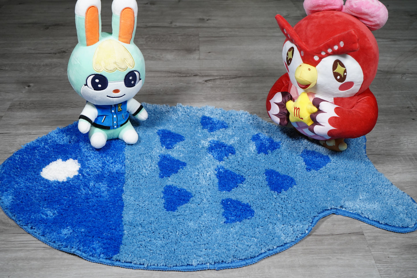 Custom Tufted Fish Rug Animal Crossing New Horizons , ACNH Gift , Handmade Bedroom Rug Nintendo Switch