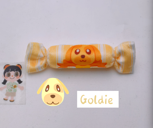 Animal Crossing Candy Brooch Set: Sasha, Ruby, Lolly, Goldie Collectible Pins