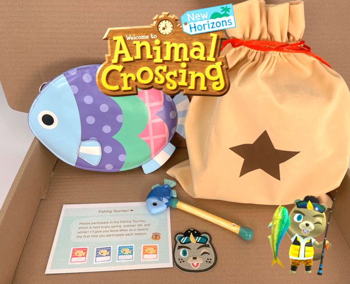 Animal Crossing Inspired Fish Pochette Crossbody Bag