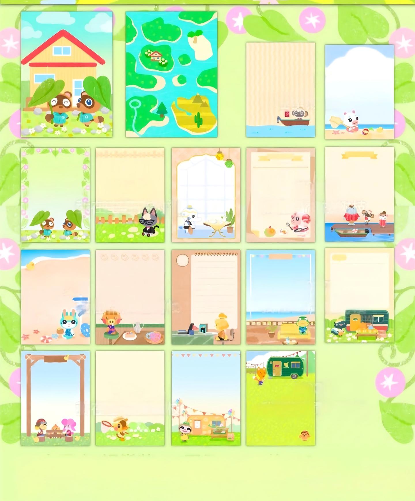 Adorable Animal Crossing Themed Sketchbook Journal - 128 Lined Pages, 14x10cm Portable Size