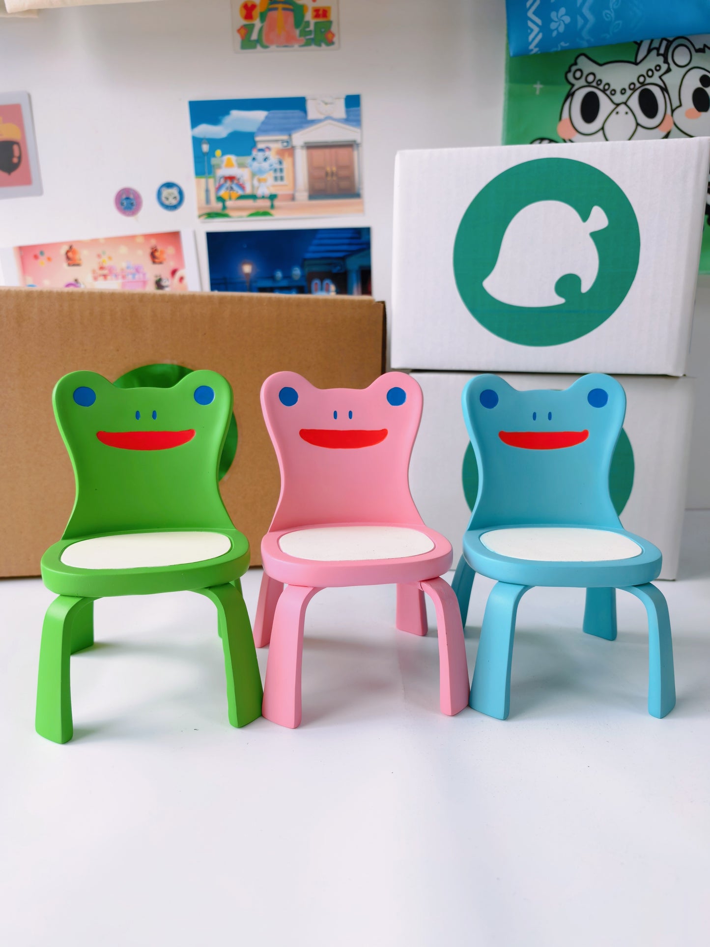 Animal Crossing Froggy Chair Desktop decoration