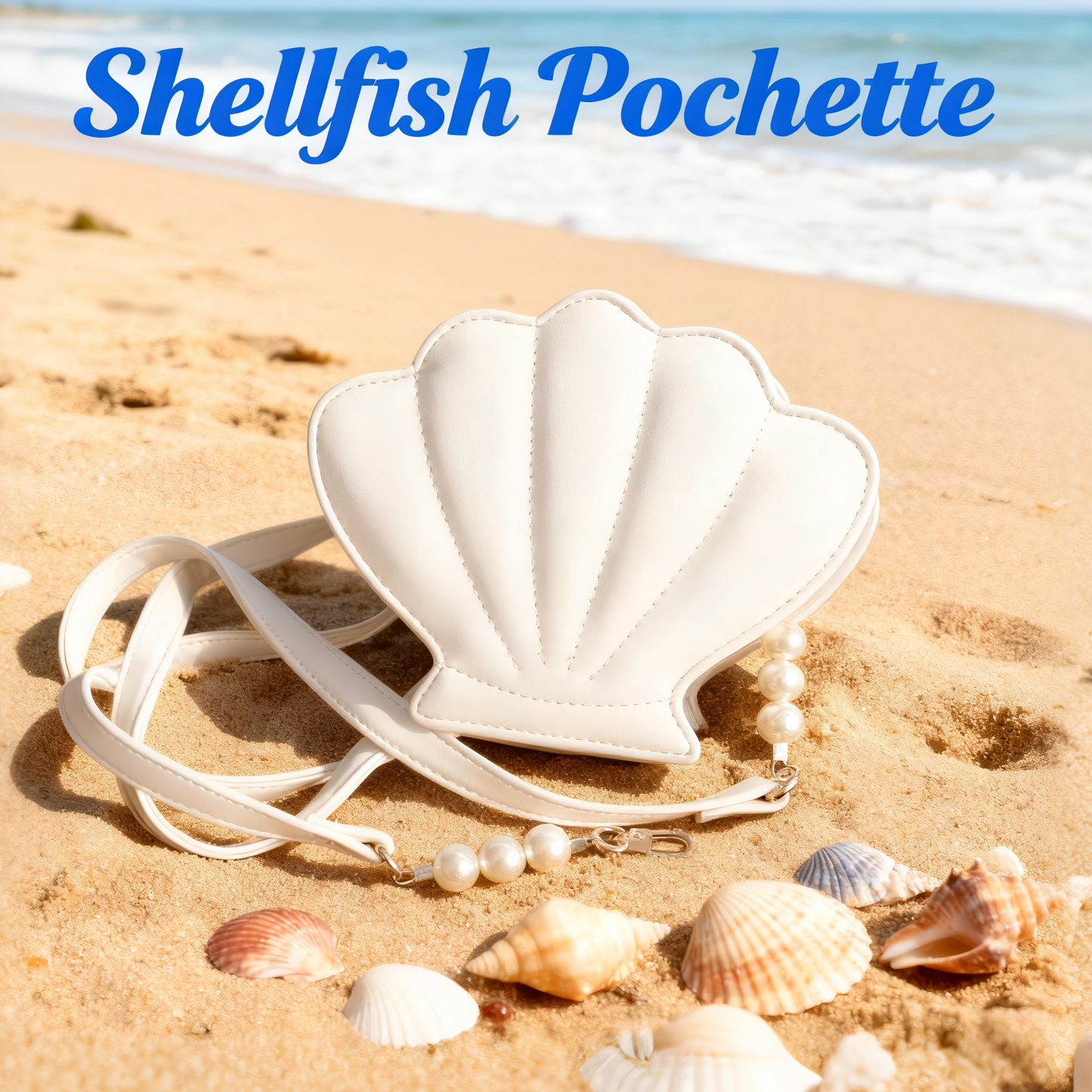 Animal Crossing Inspired Shellfish Pochette Crossbody Bag