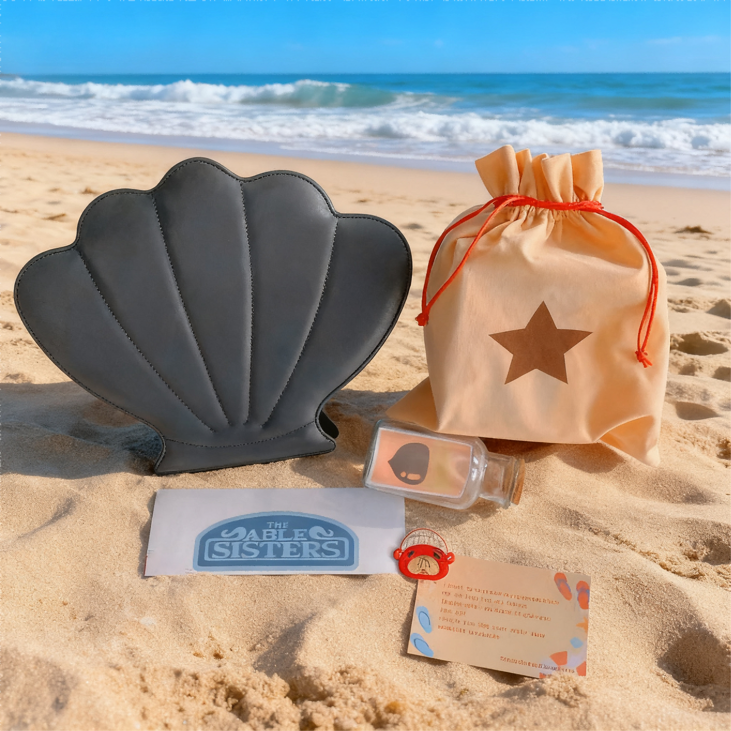 Animal Crossing Inspired Shellfish Pochette Crossbody Bag